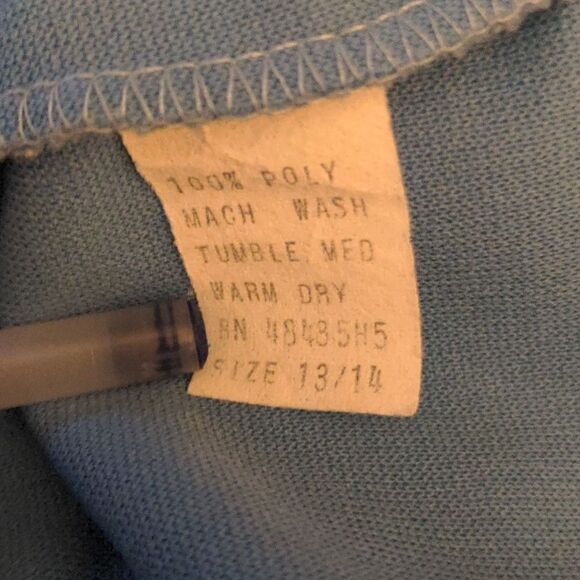 ‎Vintage blue polyester pants - Picture 5 of 7